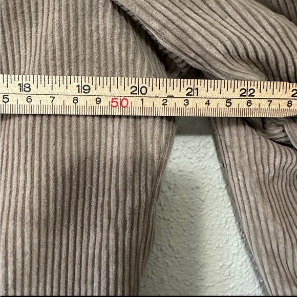Jordache Vintage Corduroy Tan Blazer Two Button Sport Coat, 40R Preppy Academia - Picture 7 of 12